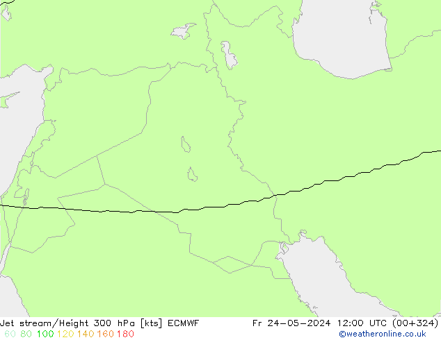 Jet Akımları ECMWF Cu 24.05.2024 12 UTC