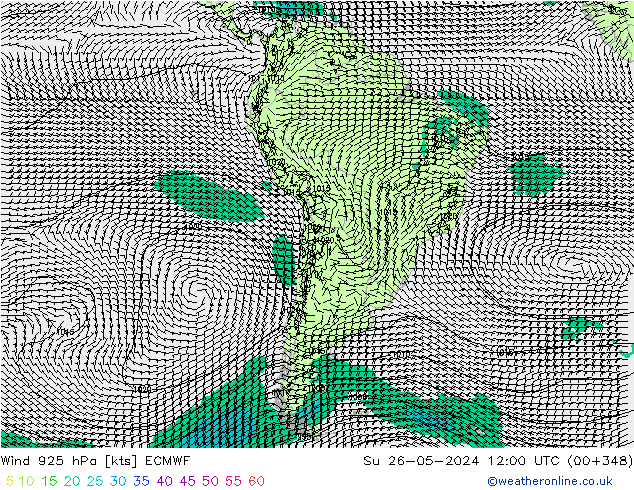 Wind 925 hPa ECMWF Ne 26.05.2024 12 UTC