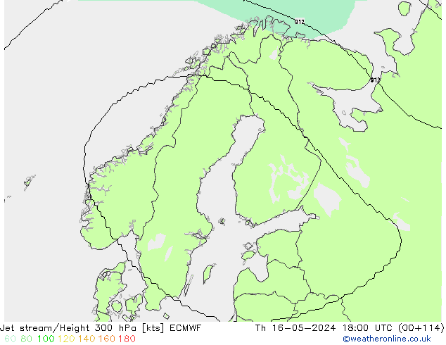 Jet Akımları ECMWF Per 16.05.2024 18 UTC