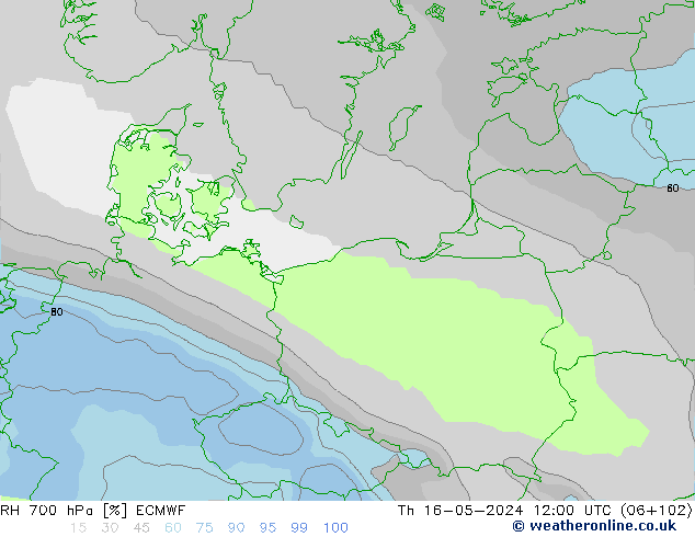 700 hPa Nispi Nem ECMWF Per 16.05.2024 12 UTC