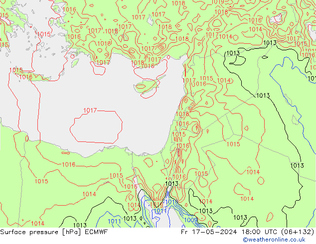 pression de l'air ECMWF ven 17.05.2024 18 UTC