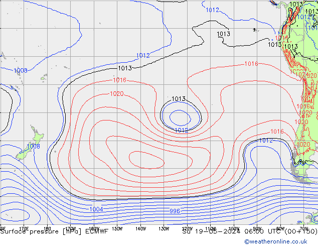 ciśnienie ECMWF nie. 19.05.2024 06 UTC