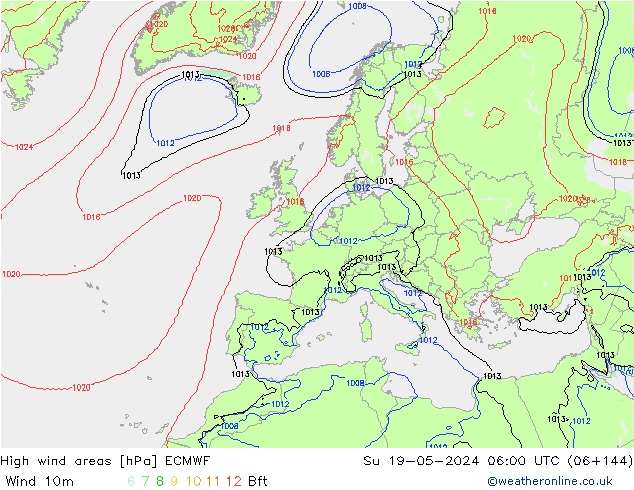 Sturmfelder ECMWF So 19.05.2024 06 UTC