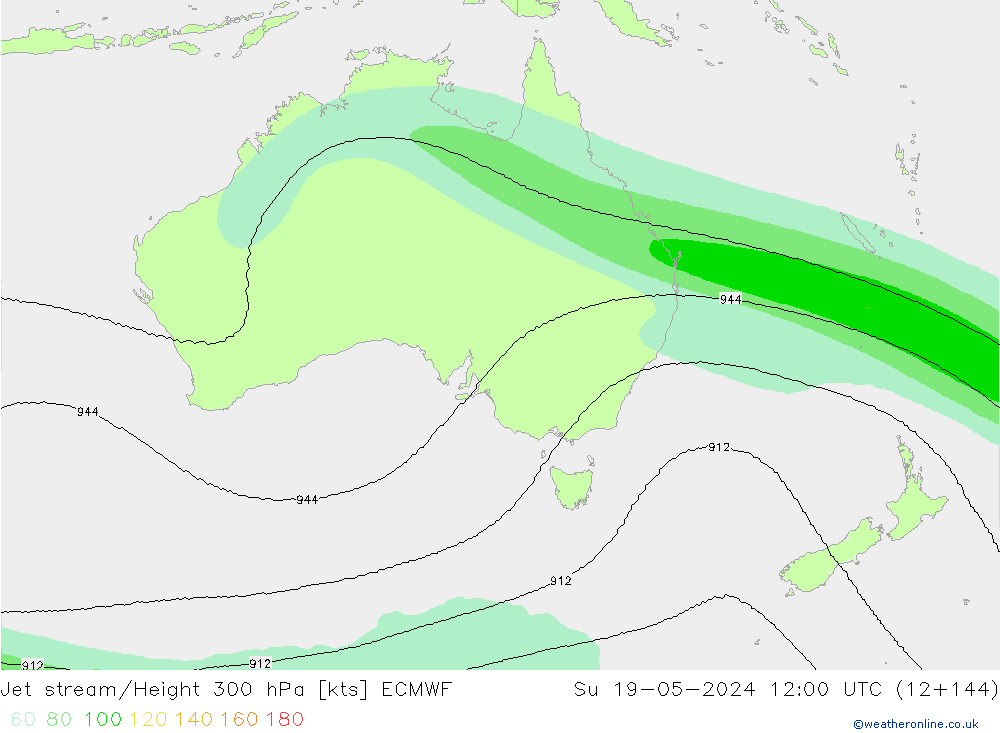 джет ECMWF Вс 19.05.2024 12 UTC