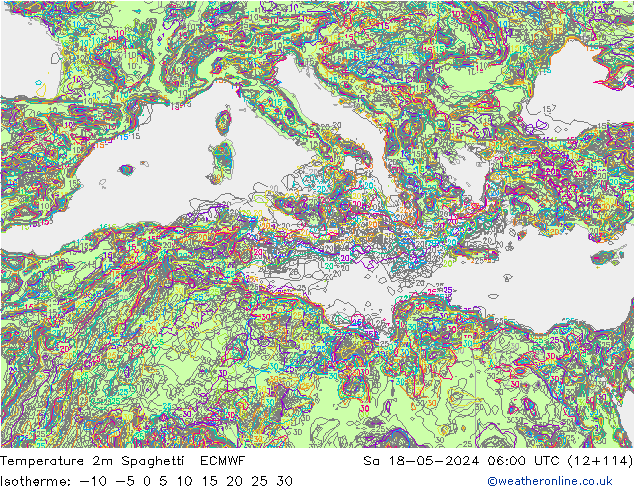     Spaghetti ECMWF  18.05.2024 06 UTC