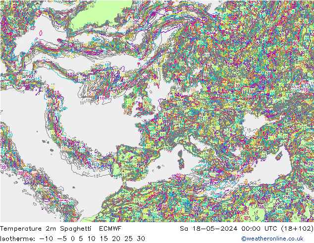     Spaghetti ECMWF  18.05.2024 00 UTC
