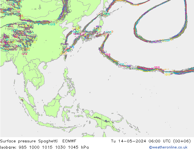     Spaghetti ECMWF  14.05.2024 06 UTC