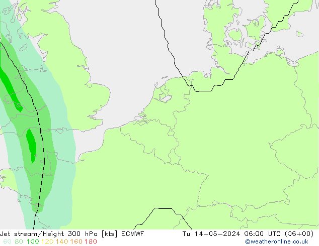 Courant-jet ECMWF mar 14.05.2024 06 UTC