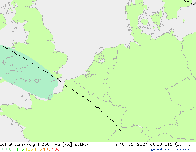 Polarjet ECMWF Do 16.05.2024 06 UTC