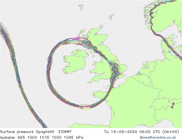     Spaghetti ECMWF  14.05.2024 06 UTC