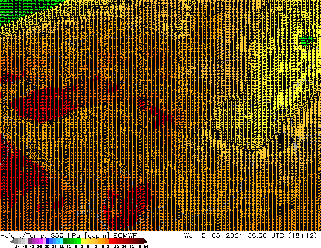 Height/Temp. 850 hPa ECMWF 星期三 15.05.2024 06 UTC