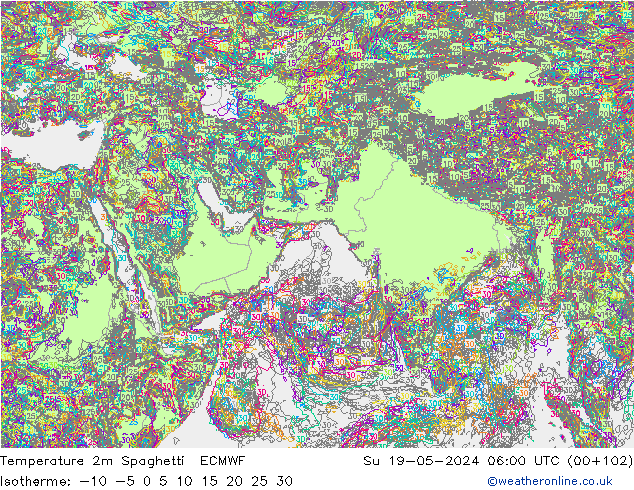    Spaghetti ECMWF  19.05.2024 06 UTC