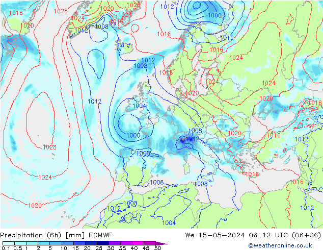  (6h) ECMWF  15.05.2024 12 UTC