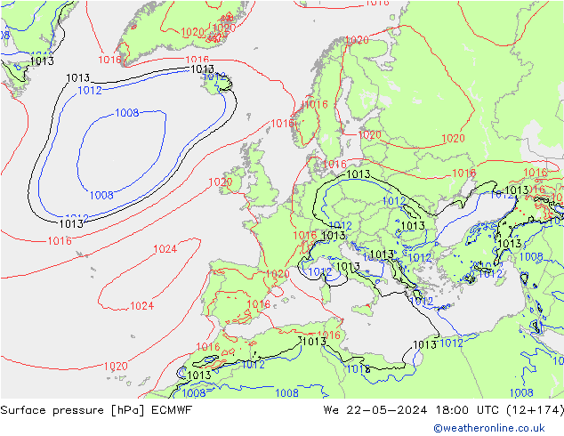      ECMWF  22.05.2024 18 UTC