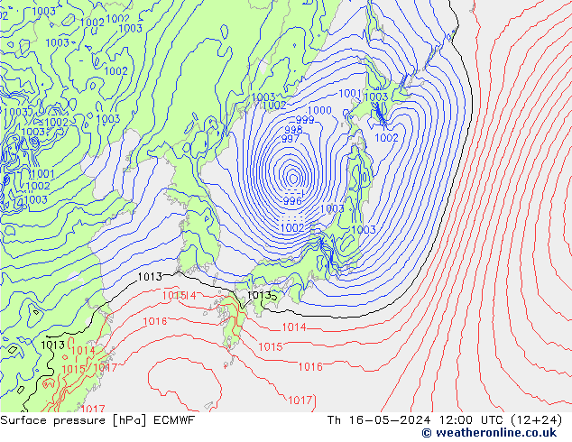      ECMWF  16.05.2024 12 UTC