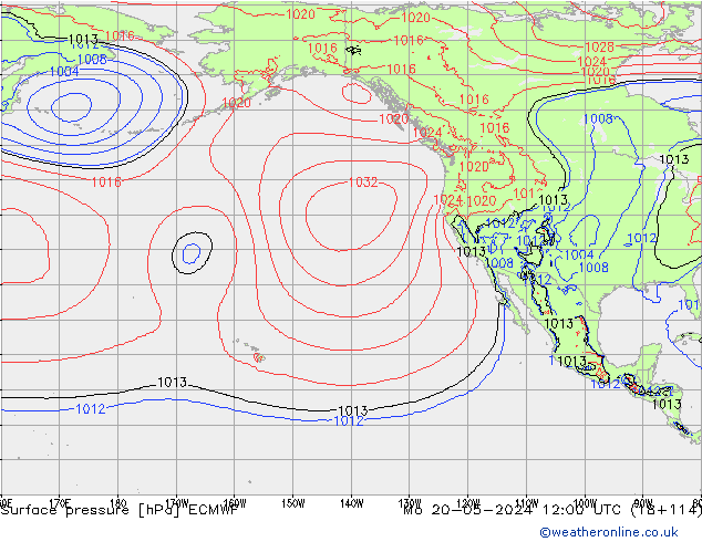Surface pressure ECMWF Mo 20.05.2024 12 UTC
