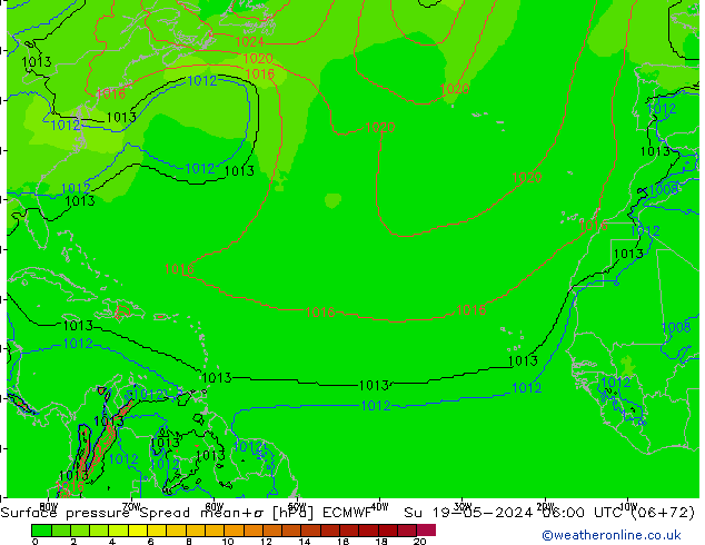     Spread ECMWF  19.05.2024 06 UTC