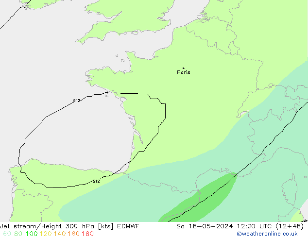 Polarjet ECMWF Sa 18.05.2024 12 UTC