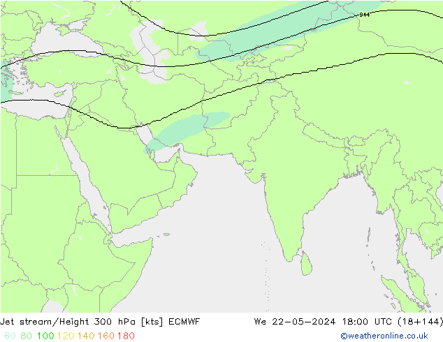 Polarjet ECMWF Mi 22.05.2024 18 UTC