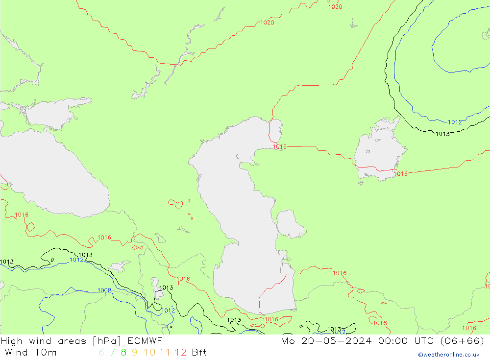 Windvelden ECMWF ma 20.05.2024 00 UTC