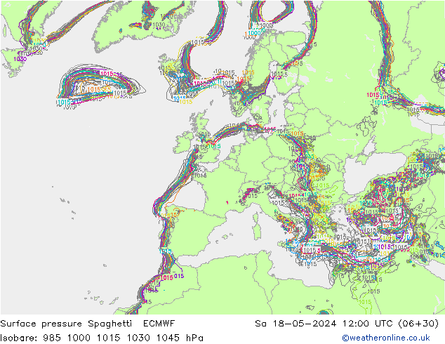     Spaghetti ECMWF  18.05.2024 12 UTC