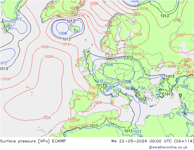      ECMWF  22.05.2024 00 UTC