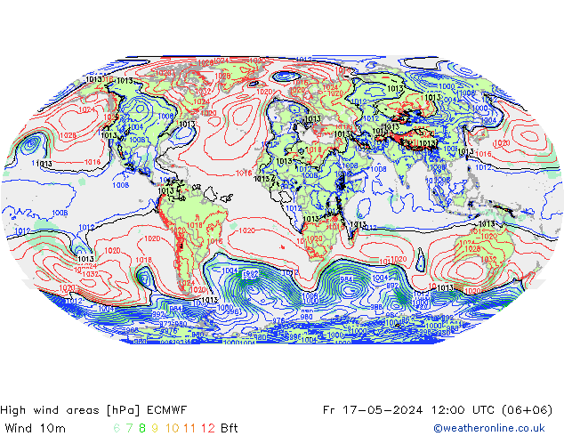 Sturmfelder ECMWF Fr 17.05.2024 12 UTC