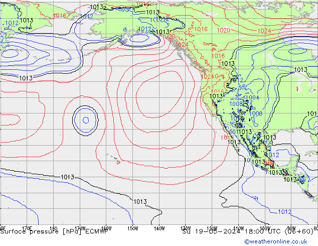 Bodendruck ECMWF So 19.05.2024 18 UTC