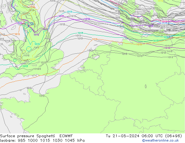 pression de l'air Spaghetti ECMWF mar 21.05.2024 06 UTC