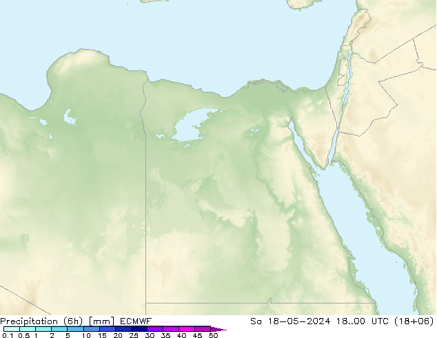 opad (6h) ECMWF so. 18.05.2024 00 UTC