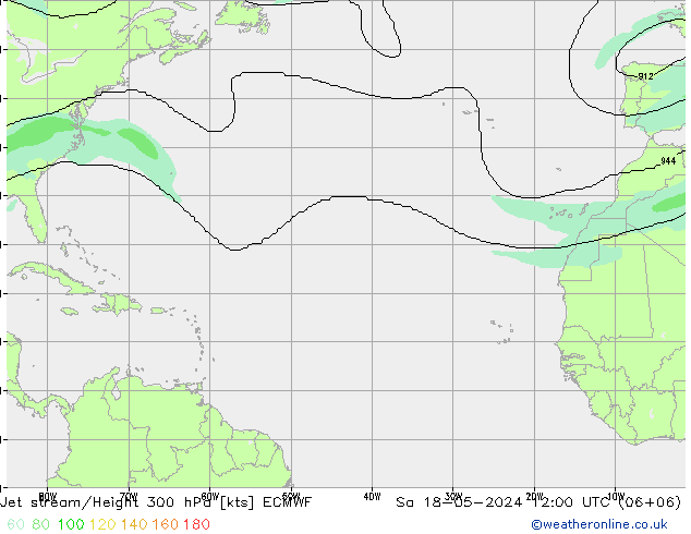 Courant-jet ECMWF sam 18.05.2024 12 UTC