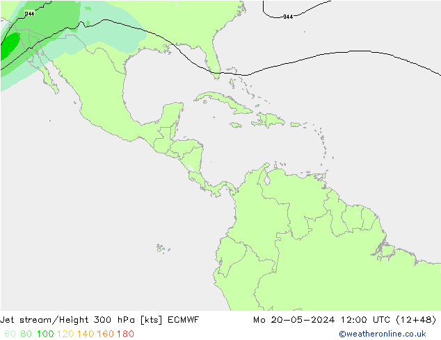 Jet Akımları ECMWF Pzt 20.05.2024 12 UTC