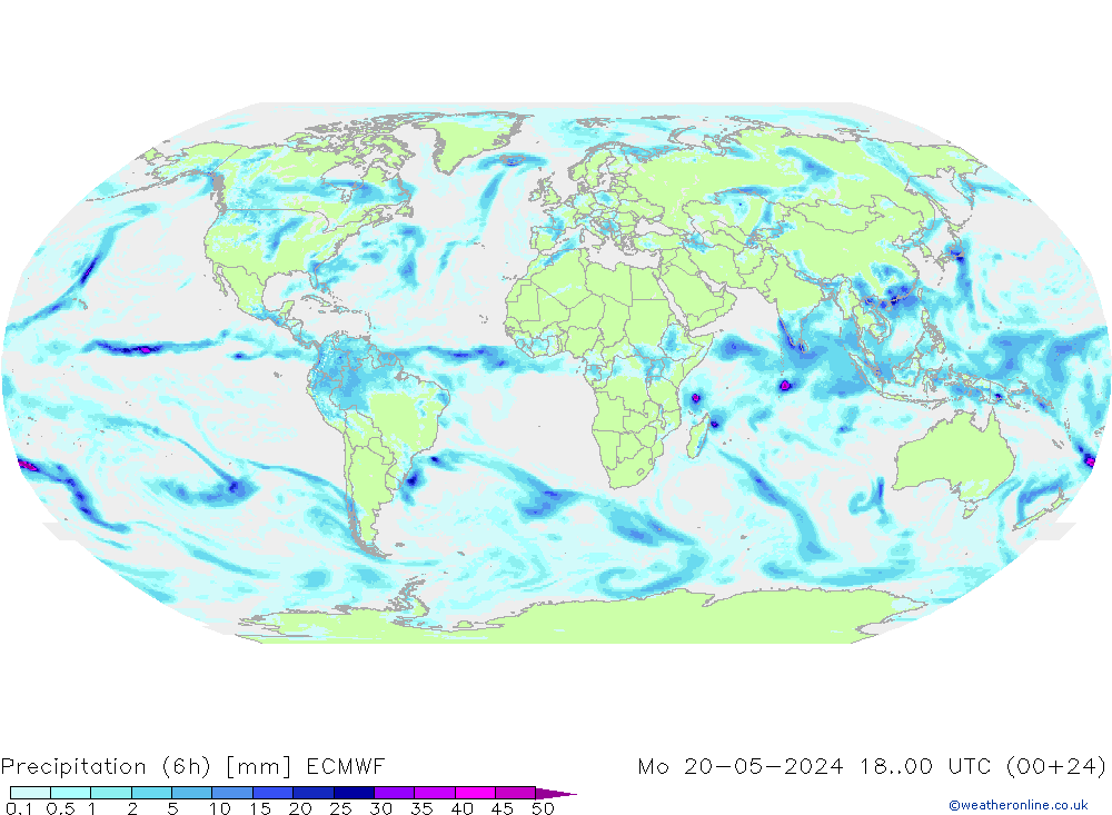 Nied. akkumuliert (6Std) ECMWF Mo 20.05.2024 00 UTC