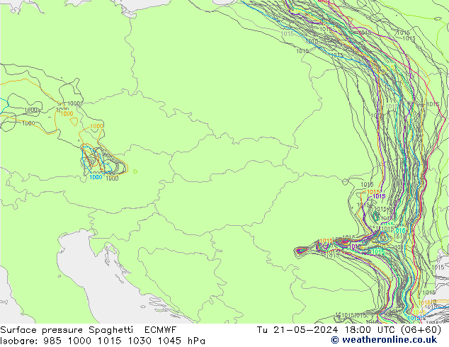     Spaghetti ECMWF  21.05.2024 18 UTC