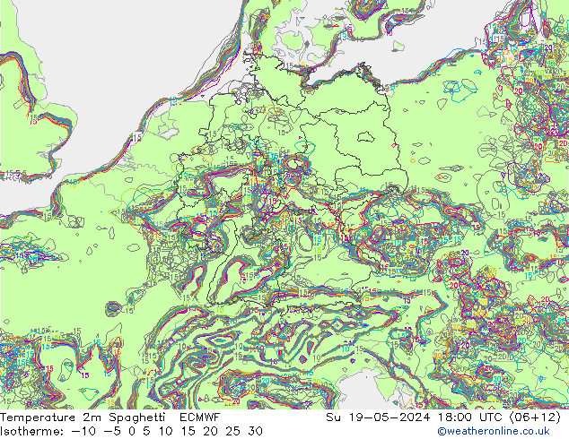     Spaghetti ECMWF  19.05.2024 18 UTC