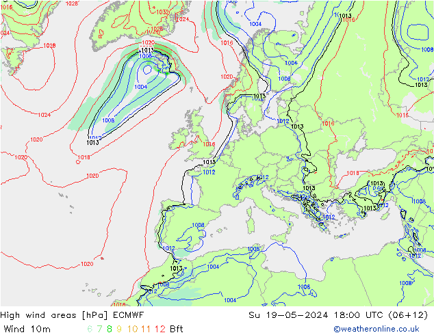 Sturmfelder ECMWF So 19.05.2024 18 UTC