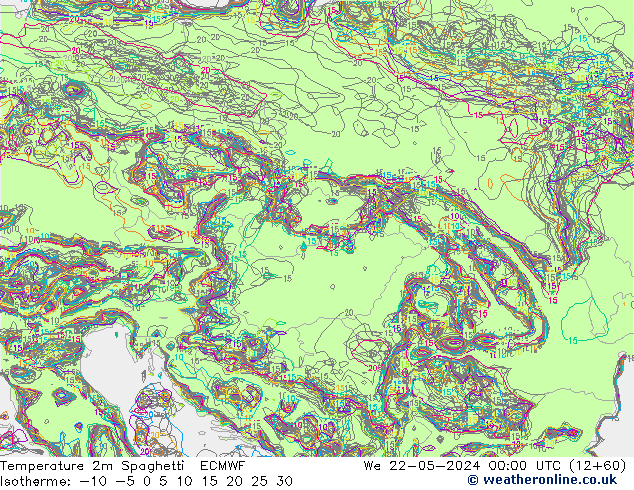     Spaghetti ECMWF  22.05.2024 00 UTC