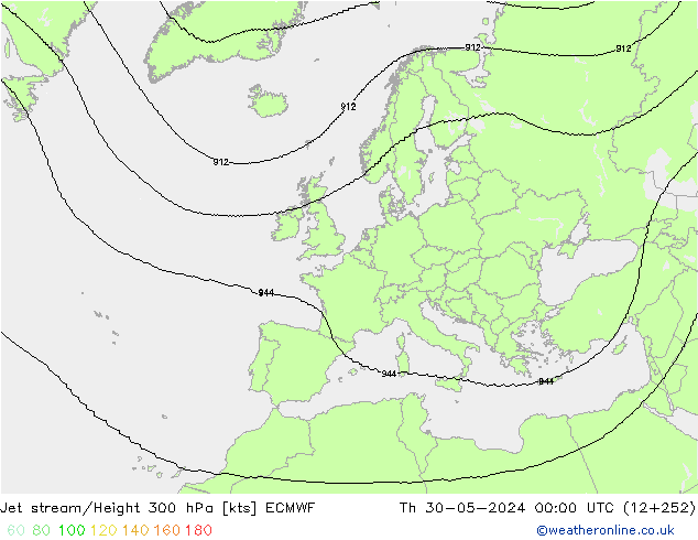 Polarjet ECMWF Do 30.05.2024 00 UTC