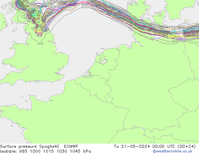     Spaghetti ECMWF  21.05.2024 00 UTC