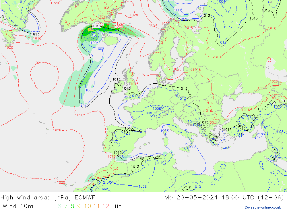 Sturmfelder ECMWF Mo 20.05.2024 18 UTC