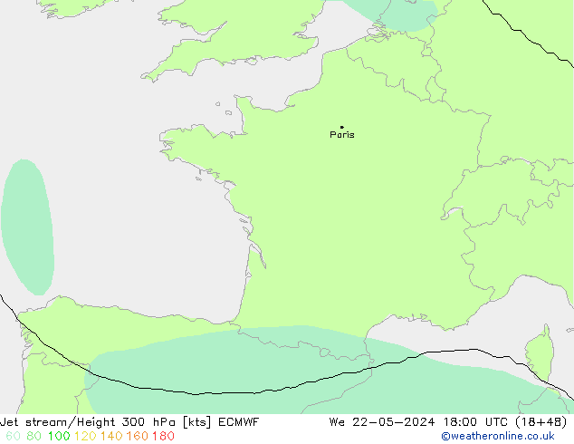 Polarjet ECMWF Mi 22.05.2024 18 UTC
