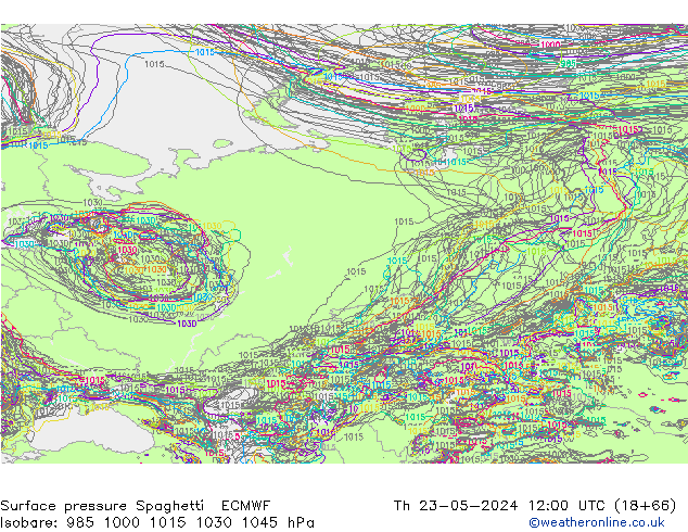     Spaghetti ECMWF  23.05.2024 12 UTC