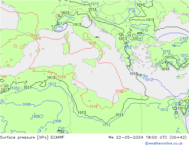      ECMWF  22.05.2024 18 UTC