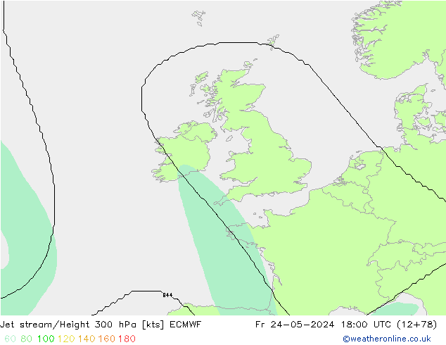 Courant-jet ECMWF ven 24.05.2024 18 UTC