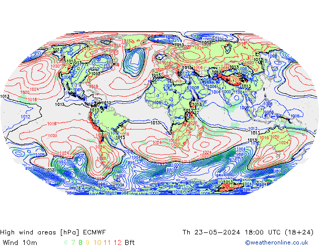 Sturmfelder ECMWF Do 23.05.2024 18 UTC