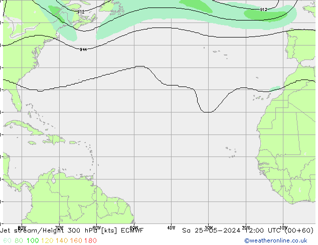 джет ECMWF сб 25.05.2024 12 UTC