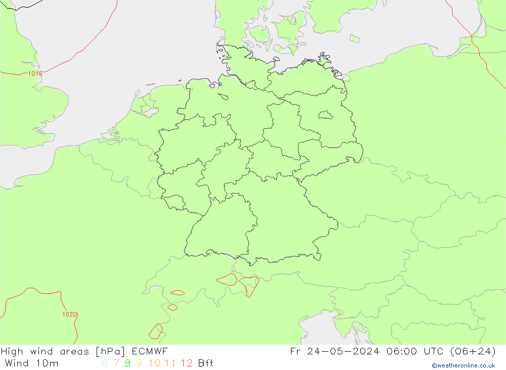 Sturmfelder ECMWF Fr 24.05.2024 06 UTC