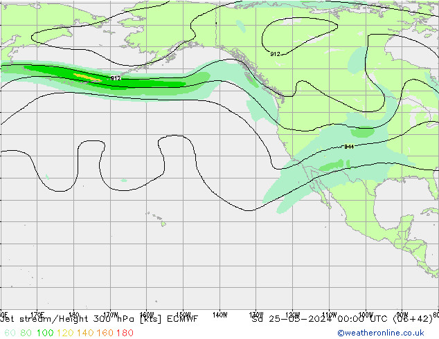 джет ECMWF сб 25.05.2024 00 UTC