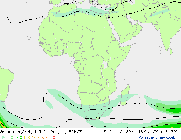 джет ECMWF пт 24.05.2024 18 UTC