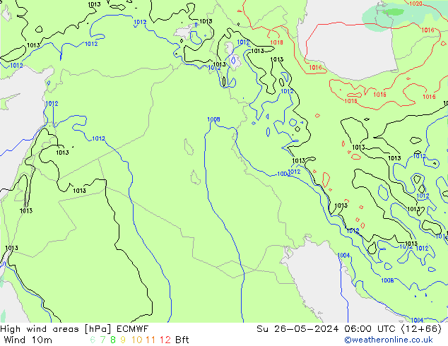 High wind areas ECMWF dim 26.05.2024 06 UTC